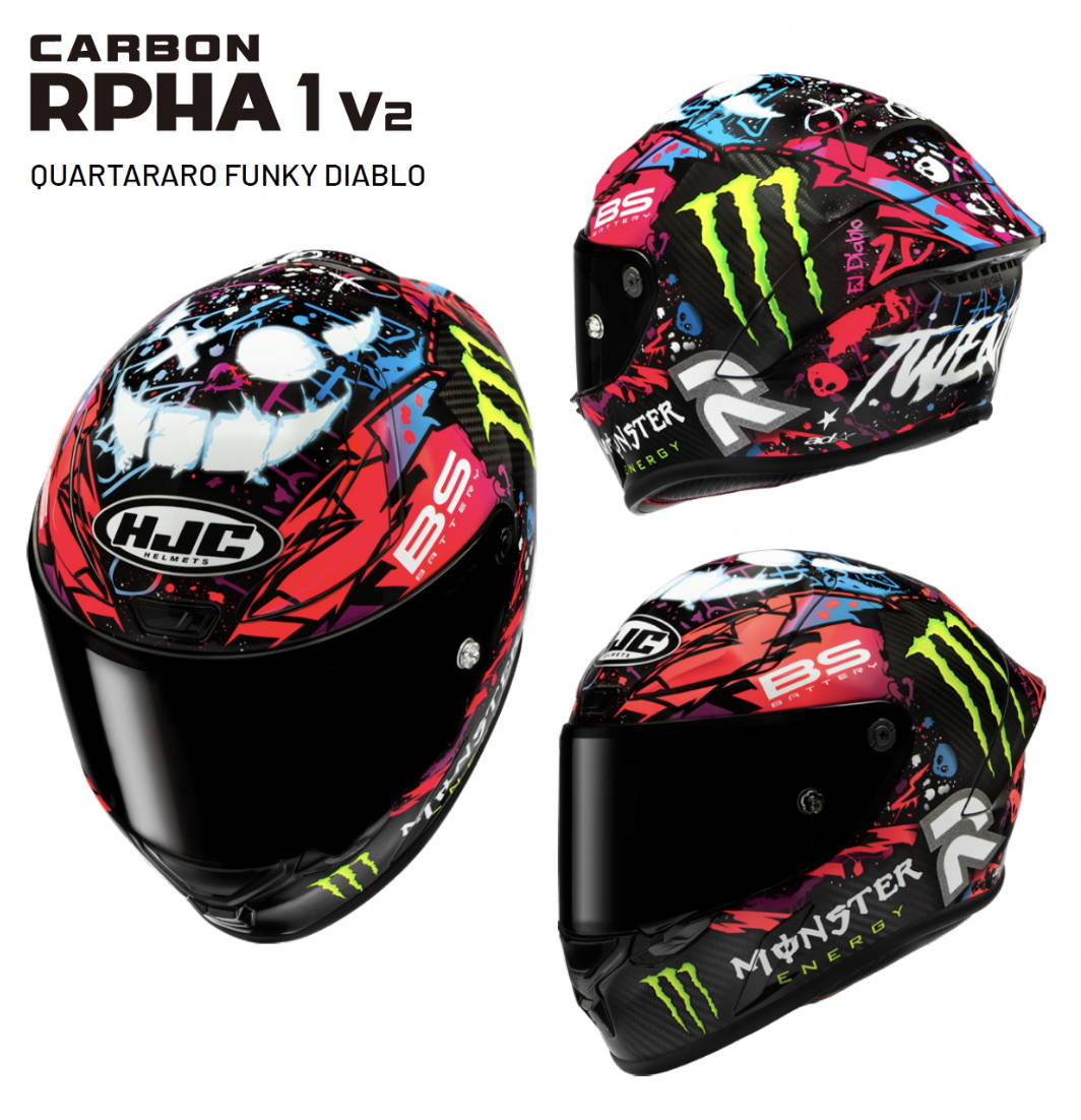 RPHA 1 V2 CARBON FUNKY DIABLO – HJC HELMETS EUROPE